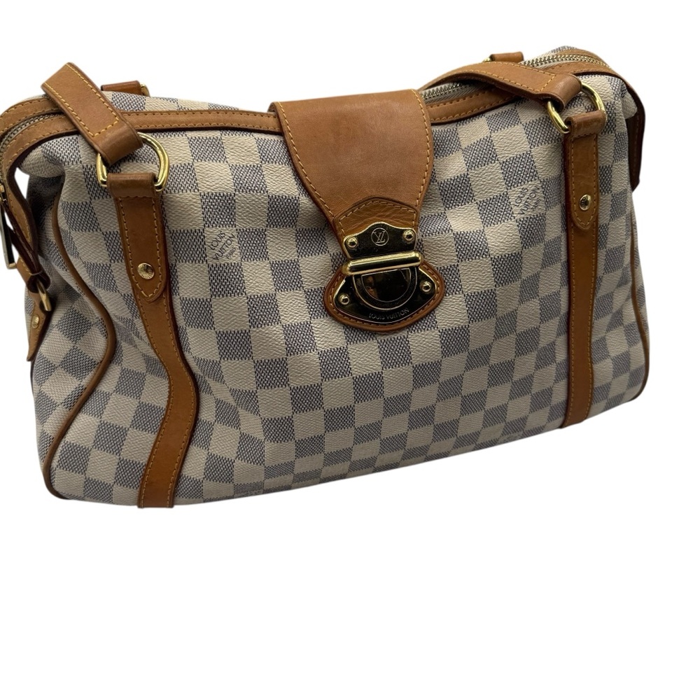 Vintage Louis Vuitton Damier Azur Saleya PM Shoulder Bag - Picture 6 of 13